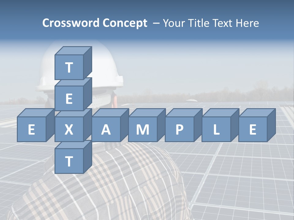Photovoltaic Power Building PowerPoint Template