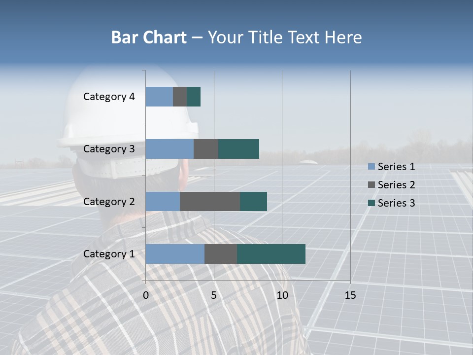 Photovoltaic Power Building PowerPoint Template