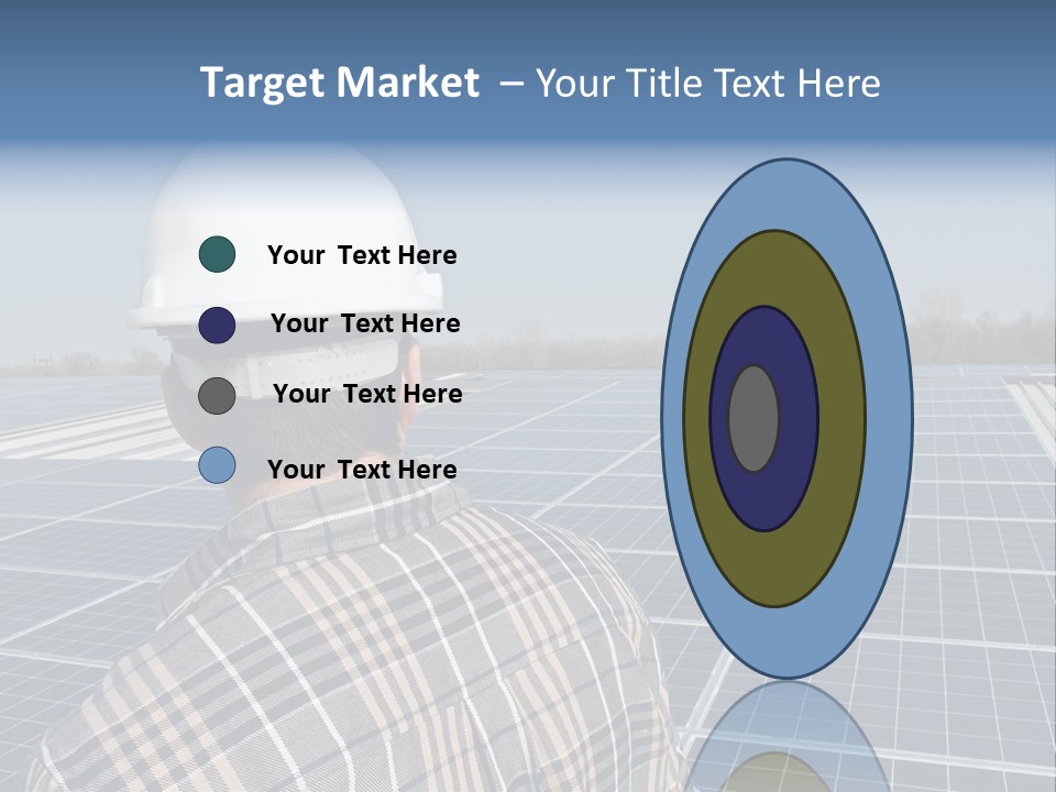 Photovoltaic Power Building PowerPoint Template