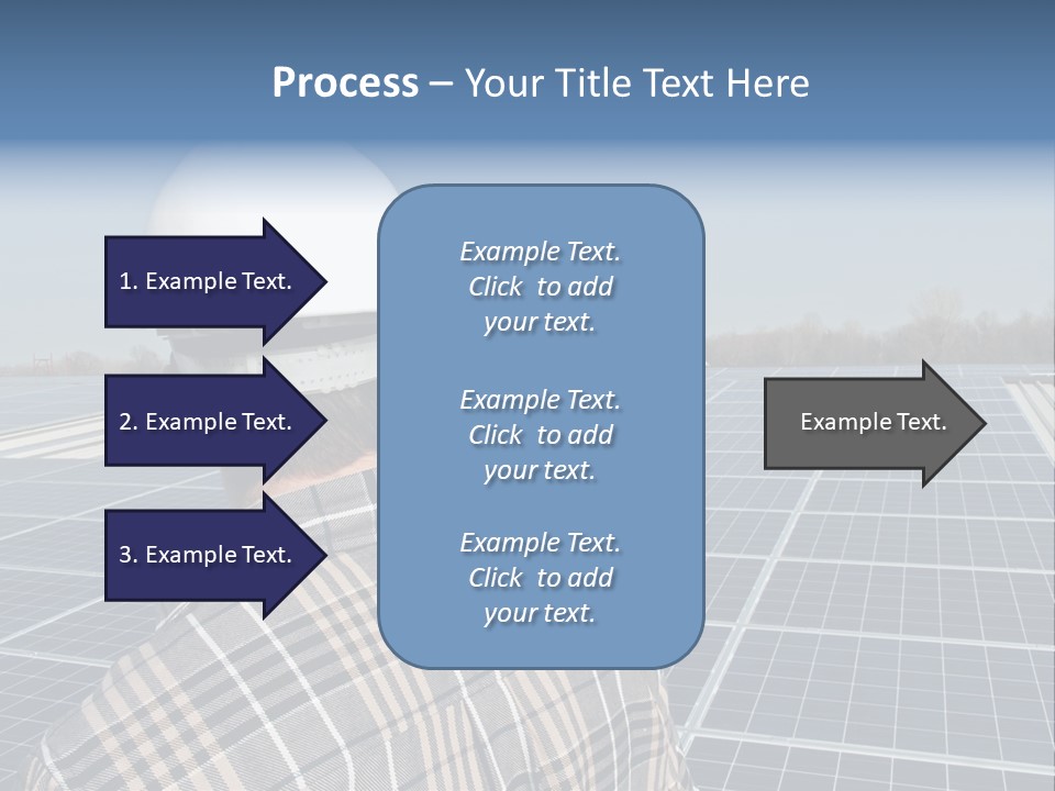 Photovoltaic Power Building PowerPoint Template