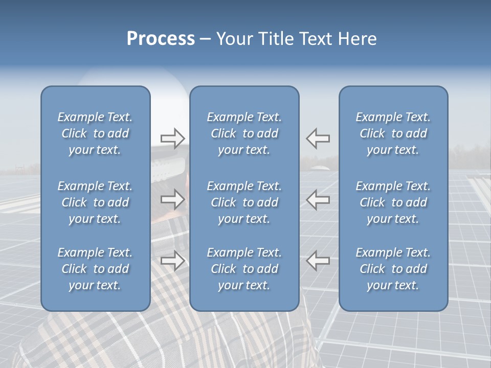 Photovoltaic Power Building PowerPoint Template