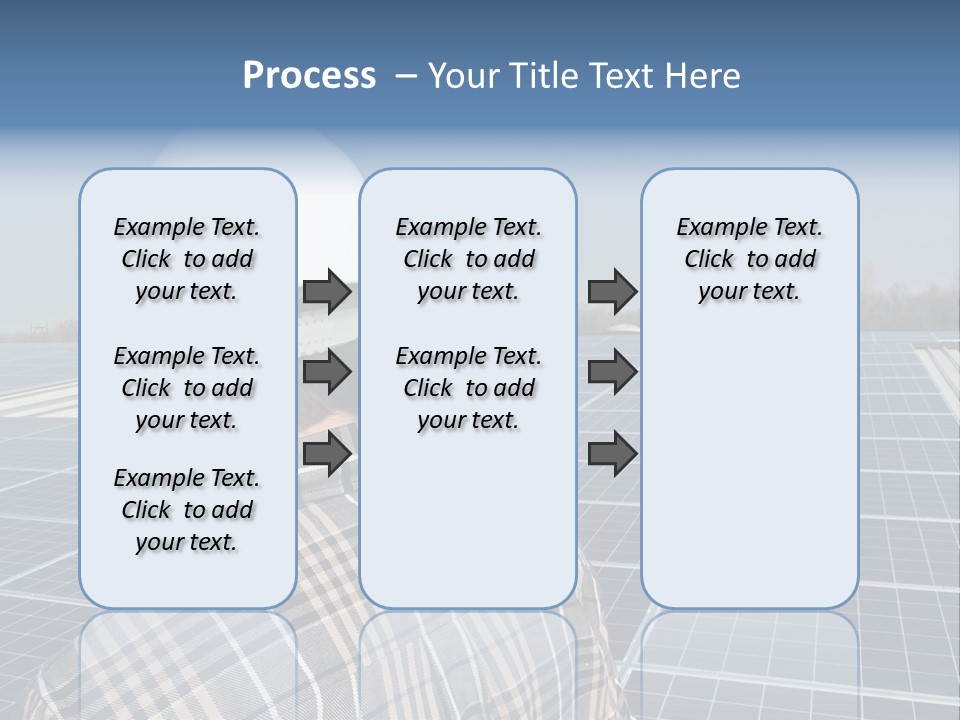 Photovoltaic Power Building PowerPoint Template