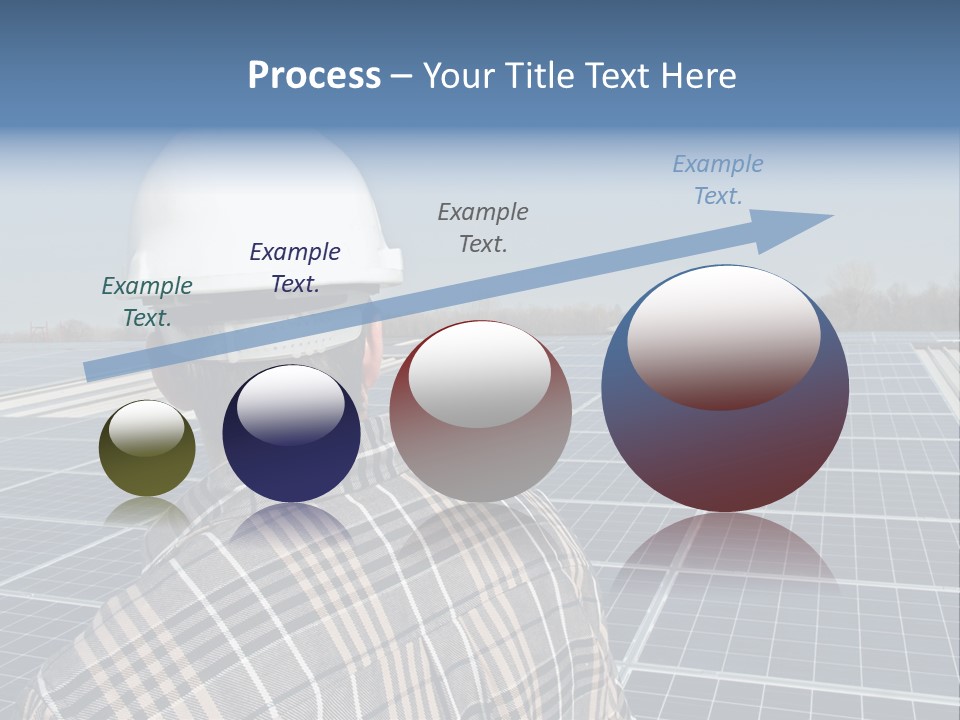 Photovoltaic Power Building PowerPoint Template