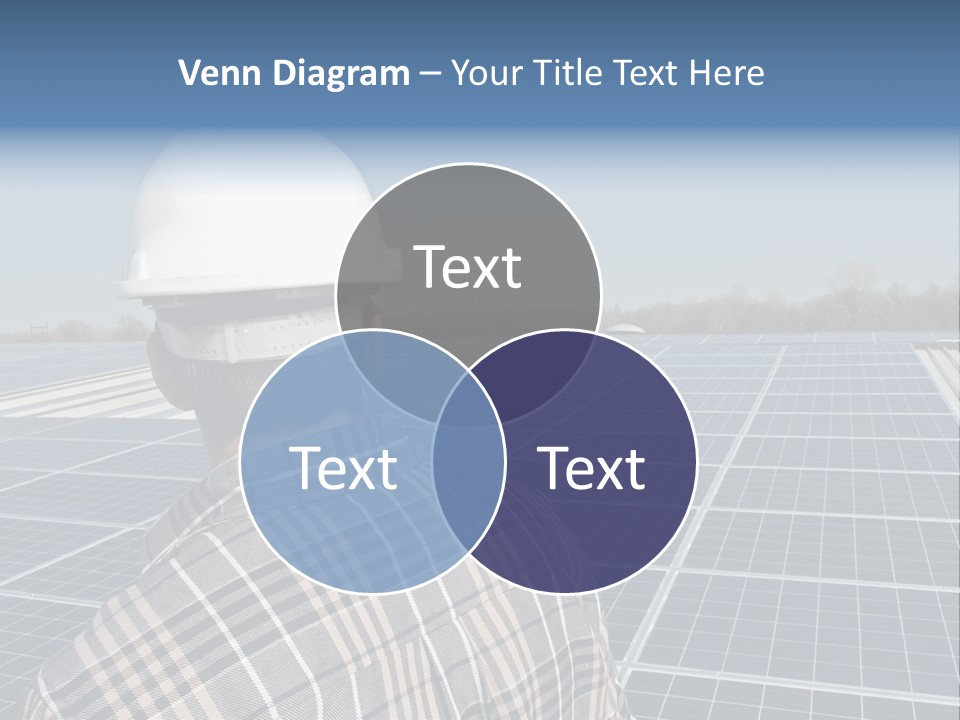 Photovoltaic Power Building PowerPoint Template