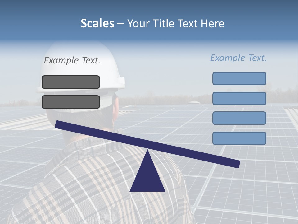 Photovoltaic Power Building PowerPoint Template