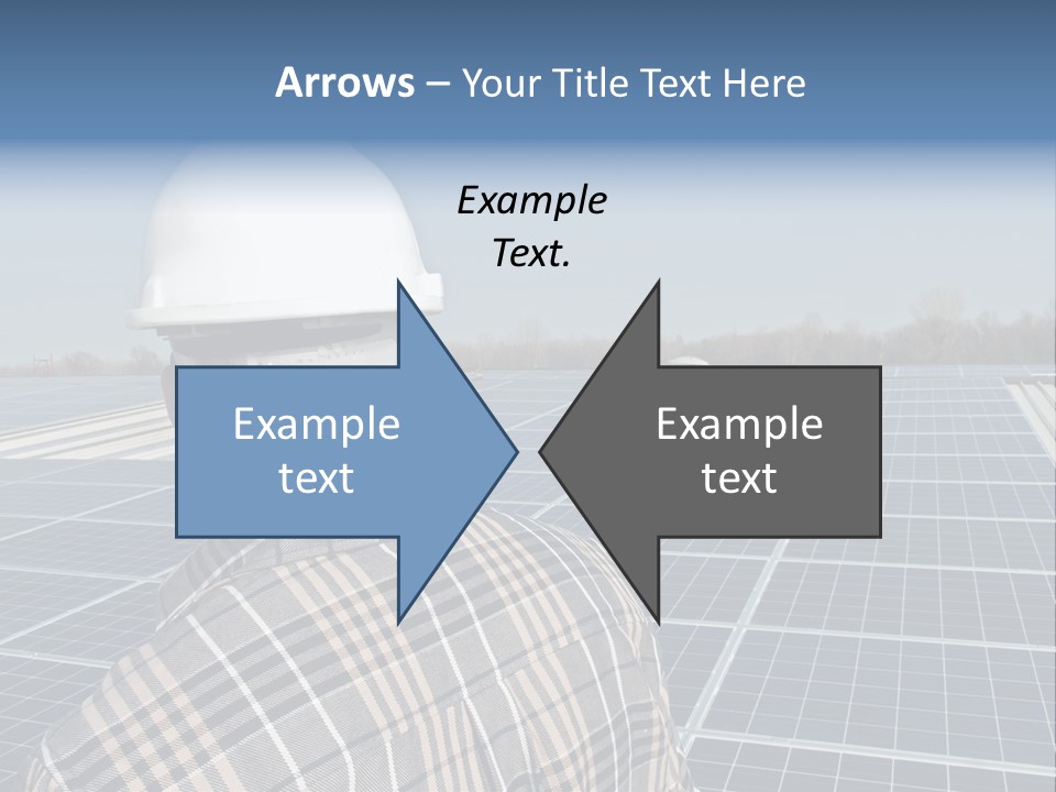 Photovoltaic Power Building PowerPoint Template