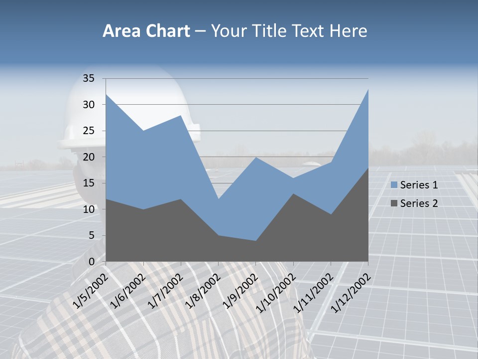 Photovoltaic Power Building PowerPoint Template
