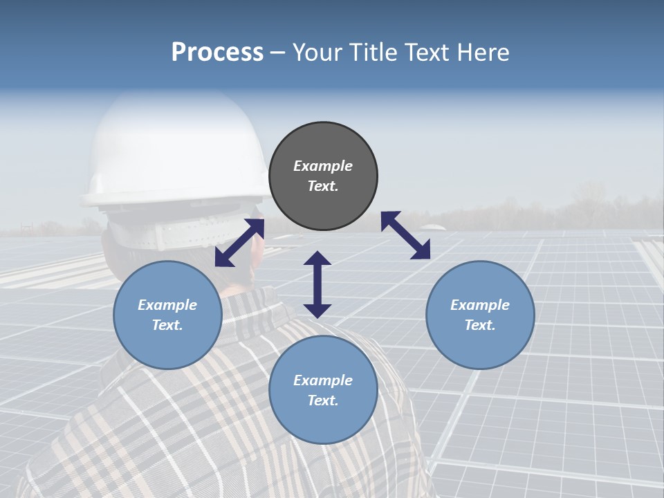 Photovoltaic Power Building PowerPoint Template