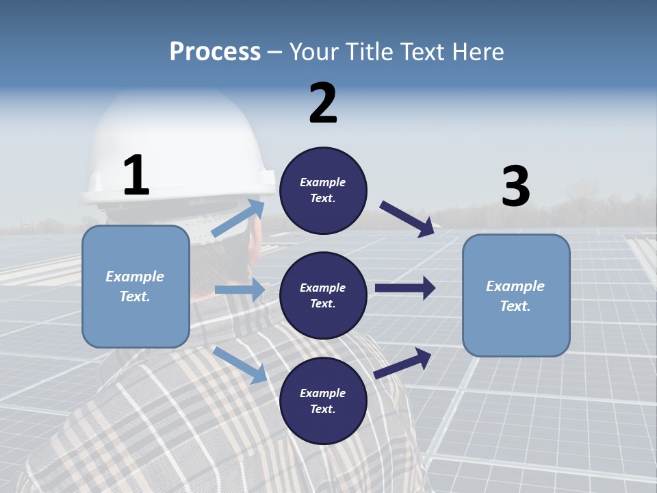 Photovoltaic Power Building PowerPoint Template