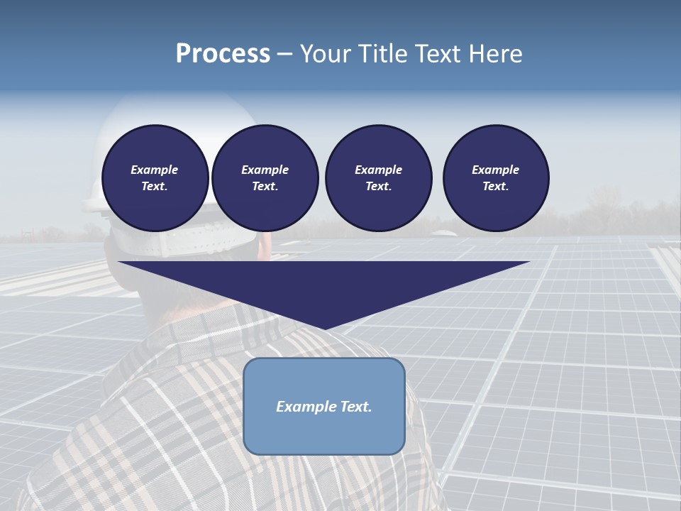Photovoltaic Power Building PowerPoint Template