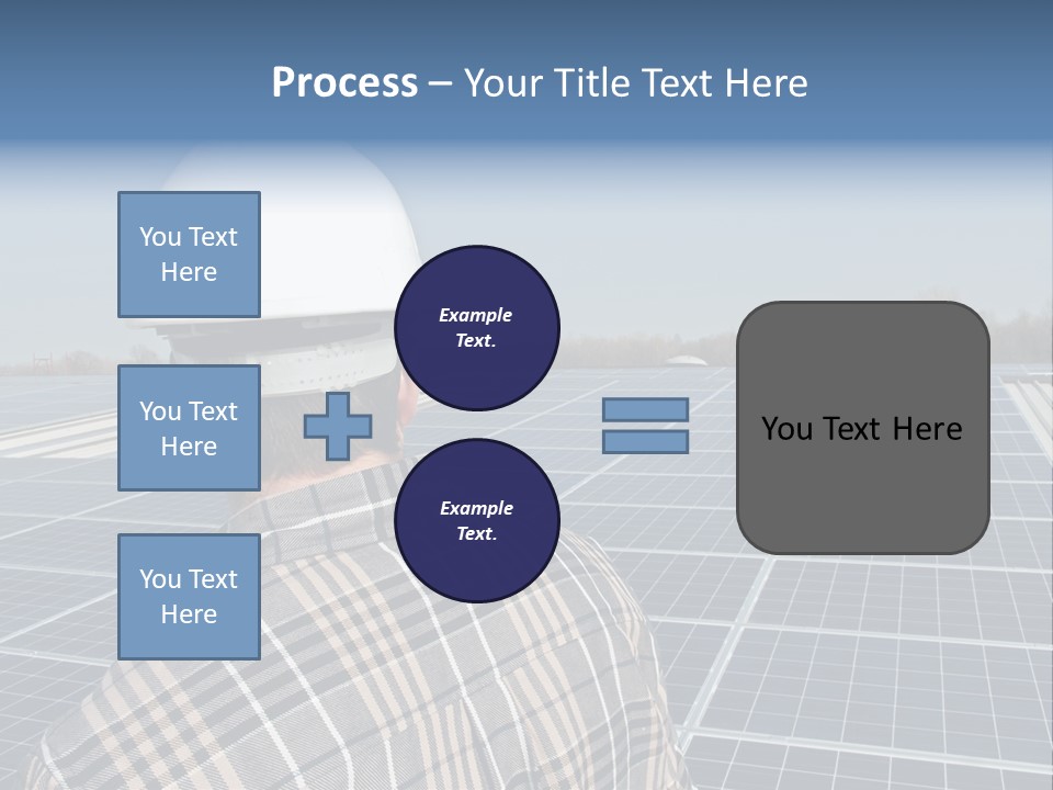 Photovoltaic Power Building PowerPoint Template