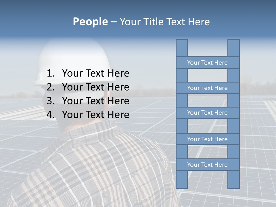 Photovoltaic Power Building PowerPoint Template