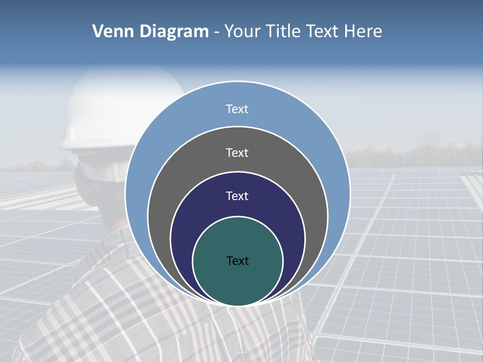 Photovoltaic Power Building PowerPoint Template