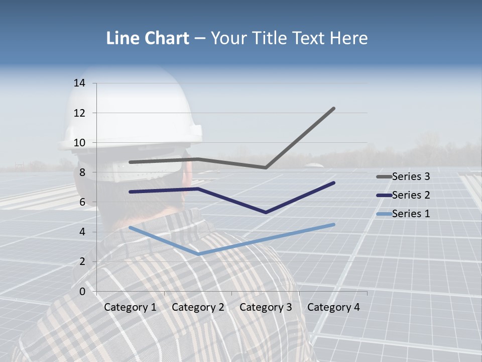 Photovoltaic Power Building PowerPoint Template