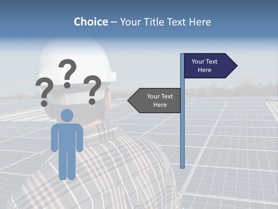 Photovoltaic Power Building PowerPoint Template