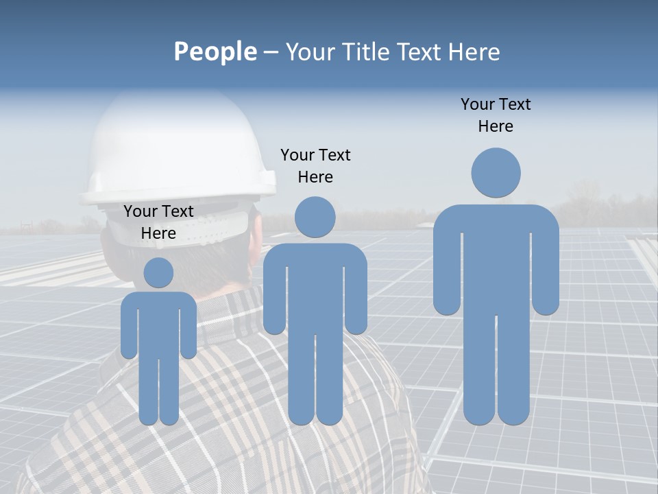 Photovoltaic Power Building PowerPoint Template