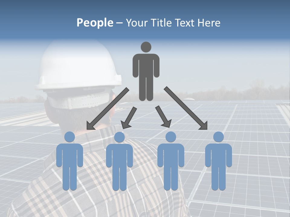 Photovoltaic Power Building PowerPoint Template