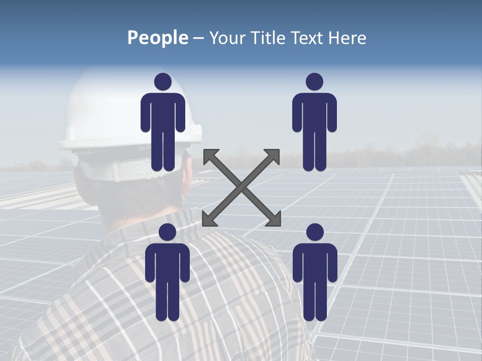 Photovoltaic Power Building PowerPoint Template