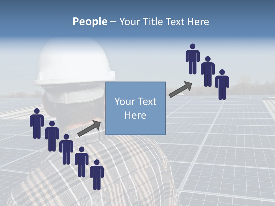 Photovoltaic Power Building PowerPoint Template