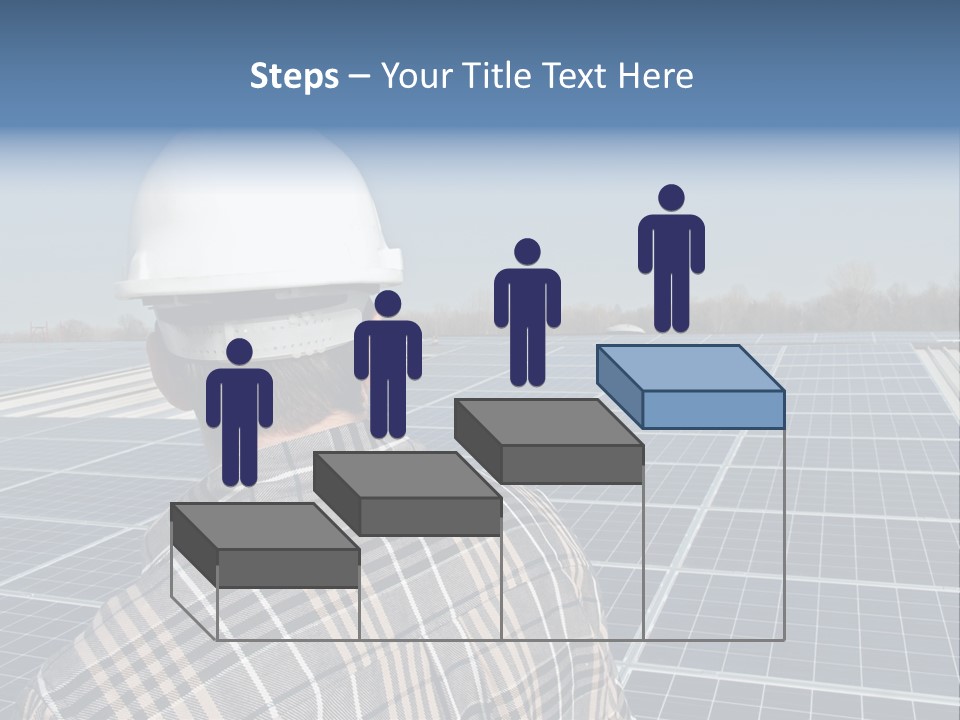 Photovoltaic Power Building PowerPoint Template