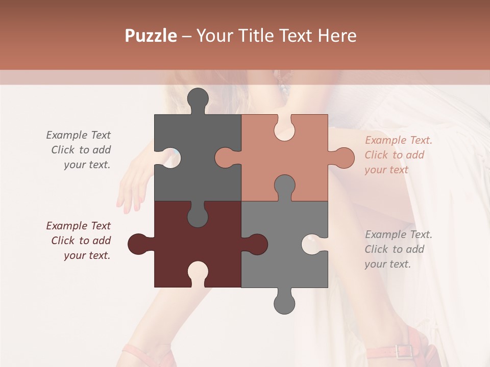 Romantic Shoe Pretty PowerPoint Template