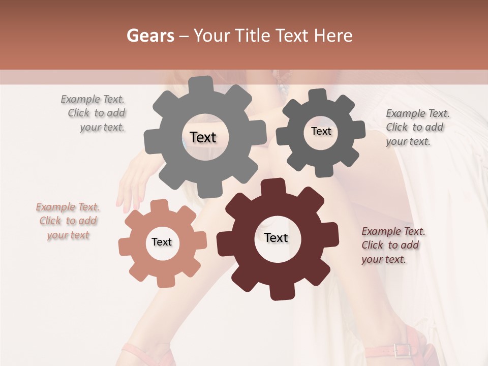 Romantic Shoe Pretty PowerPoint Template