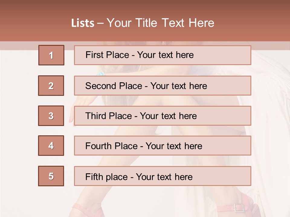 Romantic Shoe Pretty PowerPoint Template