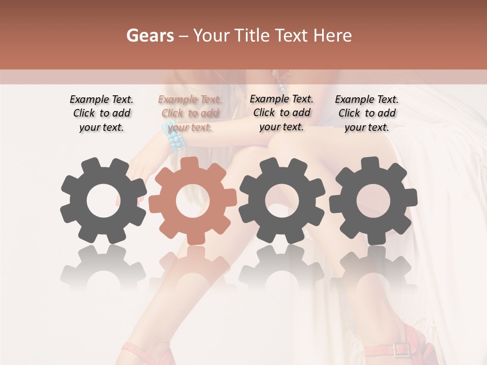 Romantic Shoe Pretty PowerPoint Template