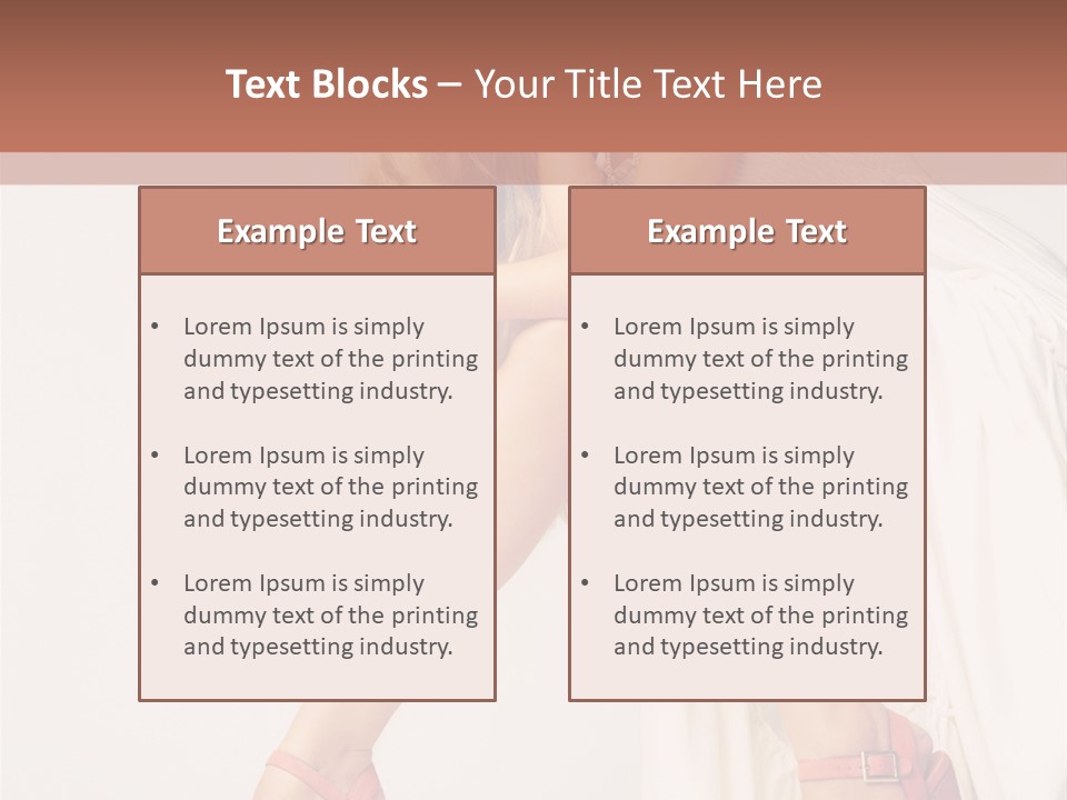 Romantic Shoe Pretty PowerPoint Template