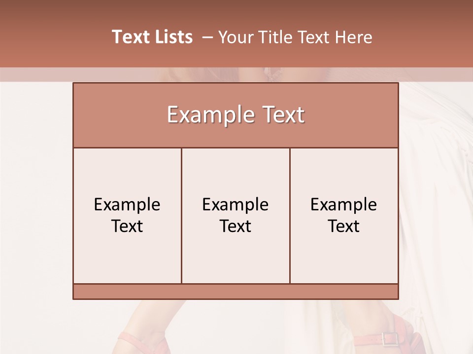 Romantic Shoe Pretty PowerPoint Template