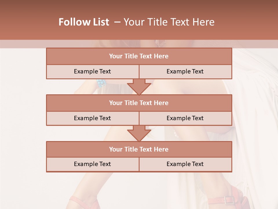 Romantic Shoe Pretty PowerPoint Template