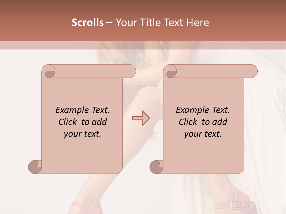 Romantic Shoe Pretty PowerPoint Template