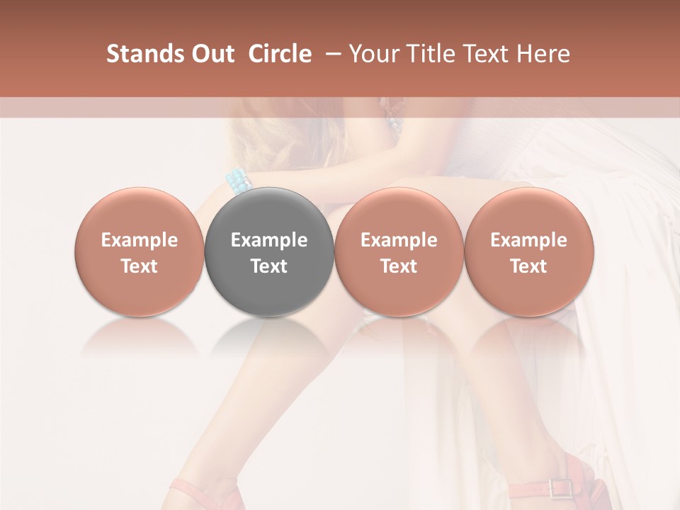 Romantic Shoe Pretty PowerPoint Template