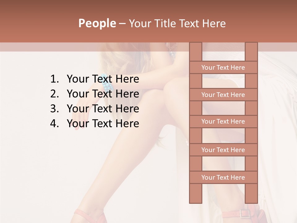 Romantic Shoe Pretty PowerPoint Template