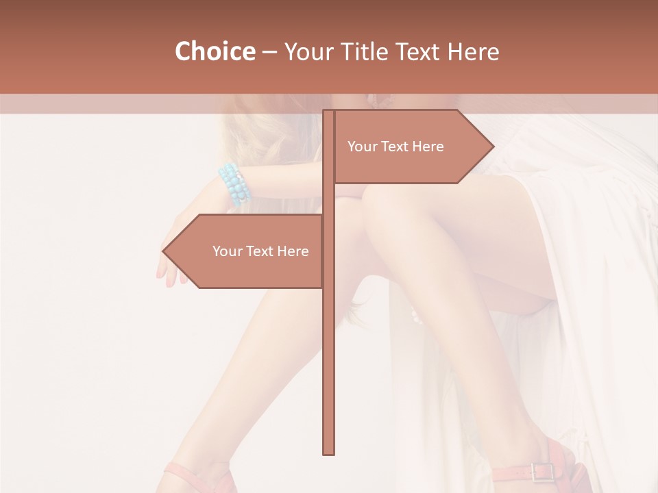 Romantic Shoe Pretty PowerPoint Template