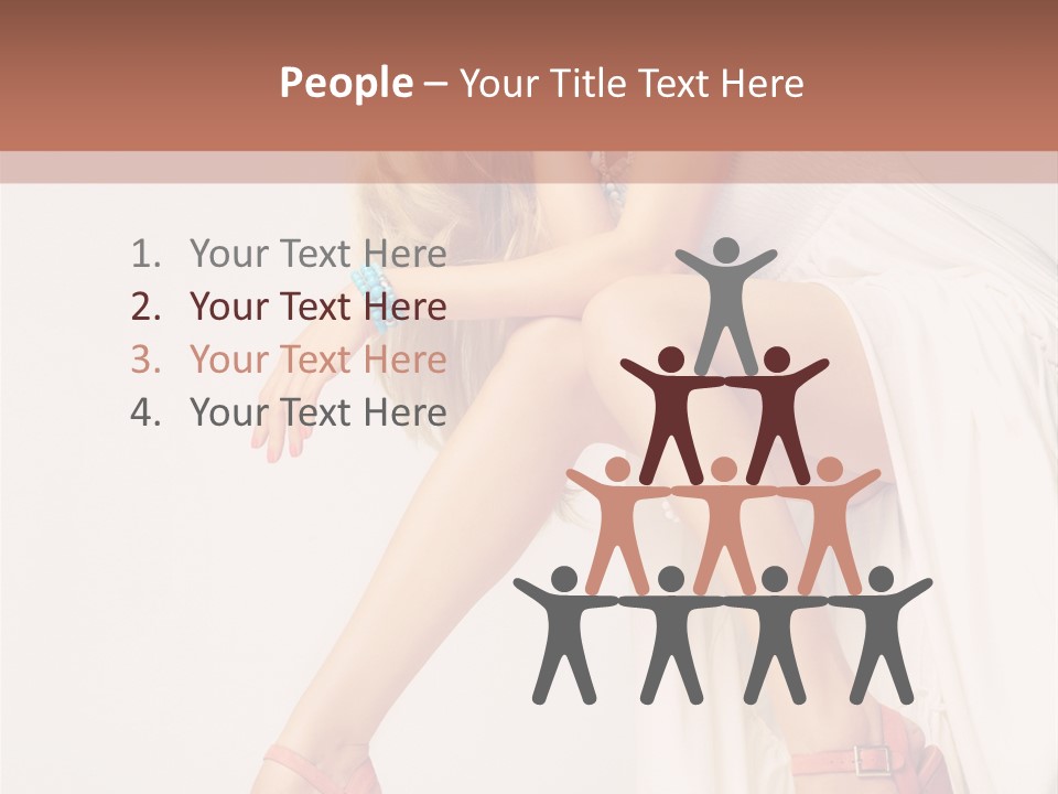 Romantic Shoe Pretty PowerPoint Template