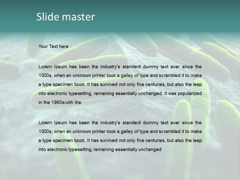 Genetics Ill Tiny PowerPoint Template