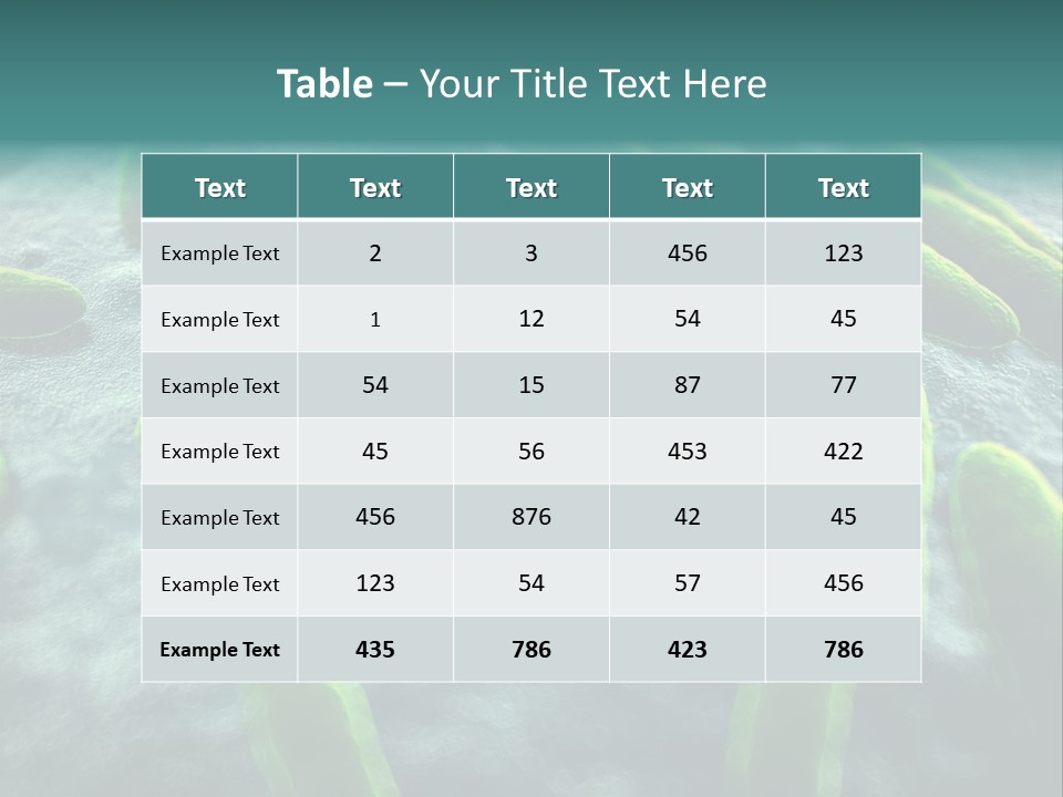 Genetics Ill Tiny PowerPoint Template