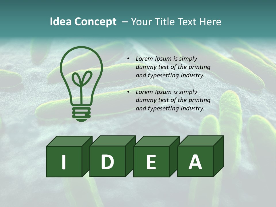 Genetics Ill Tiny PowerPoint Template