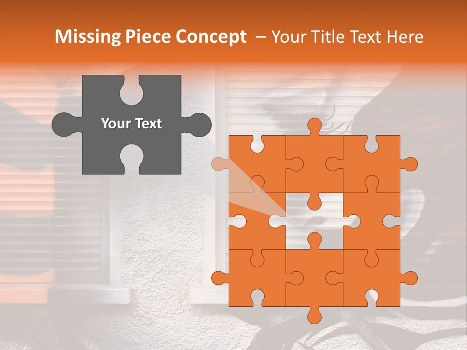 Facade Window Face PowerPoint Template