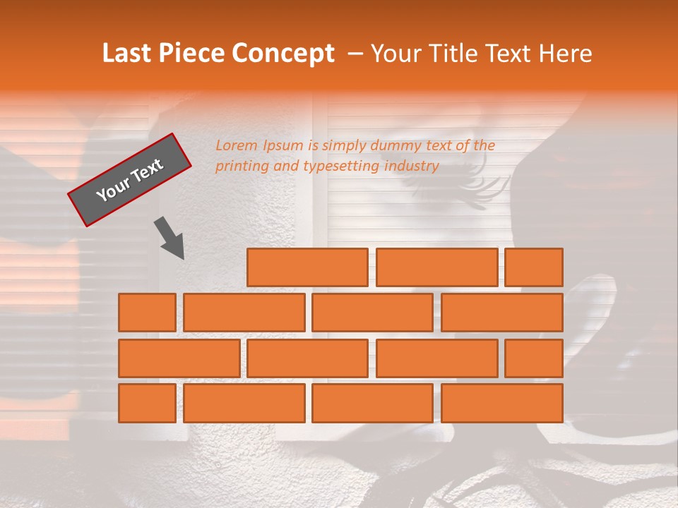 Facade Window Face PowerPoint Template