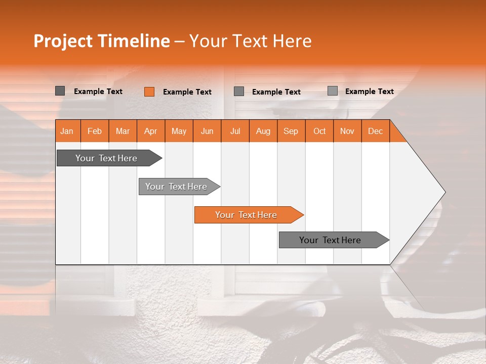 Facade Window Face PowerPoint Template