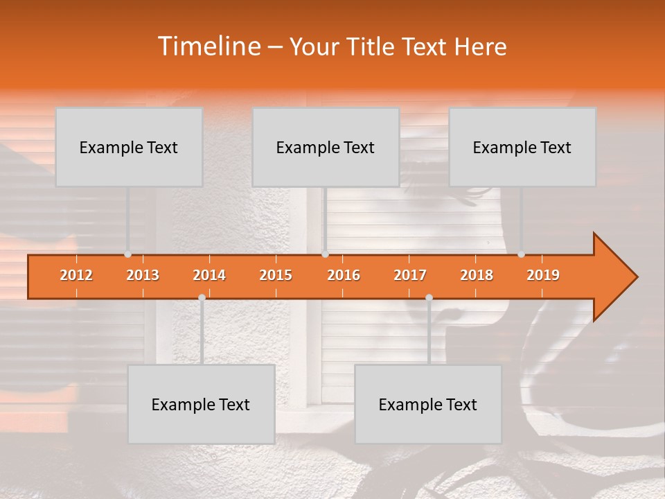 Facade Window Face PowerPoint Template