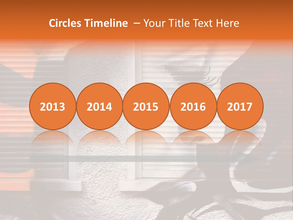 Facade Window Face PowerPoint Template