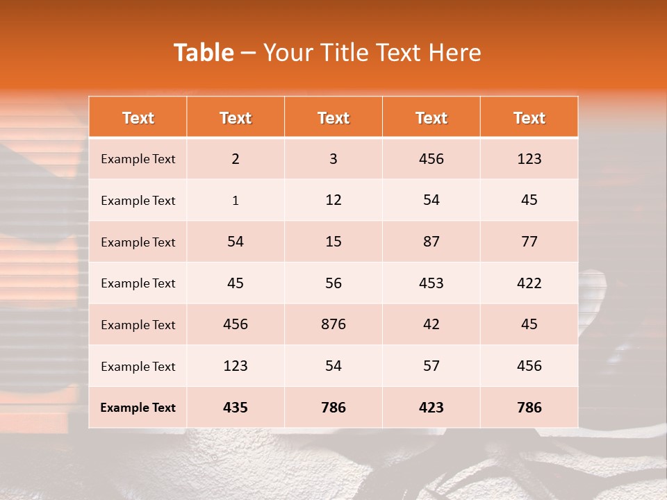 Facade Window Face PowerPoint Template