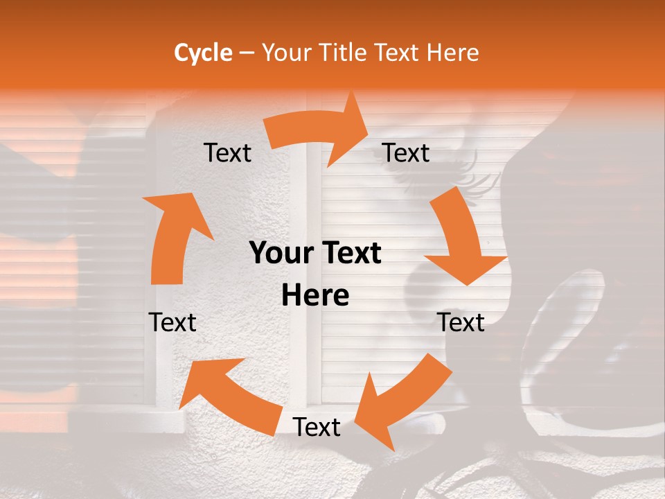 Facade Window Face PowerPoint Template