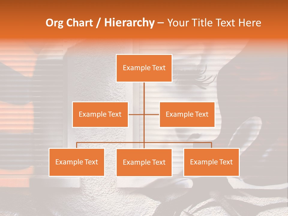 Facade Window Face PowerPoint Template