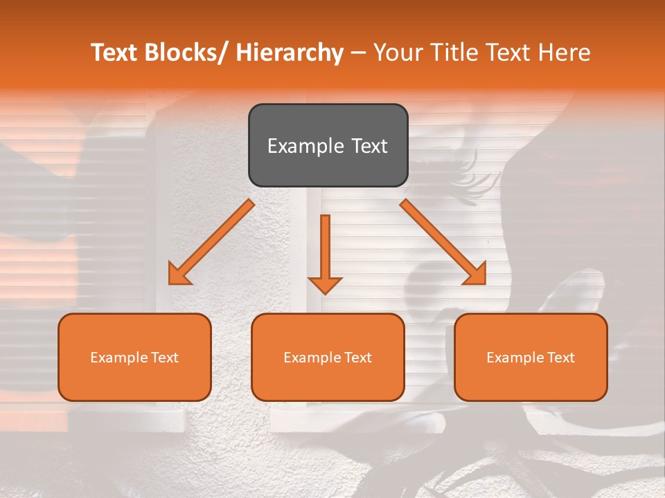 Facade Window Face PowerPoint Template