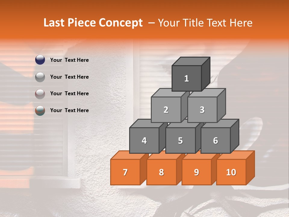 Facade Window Face PowerPoint Template