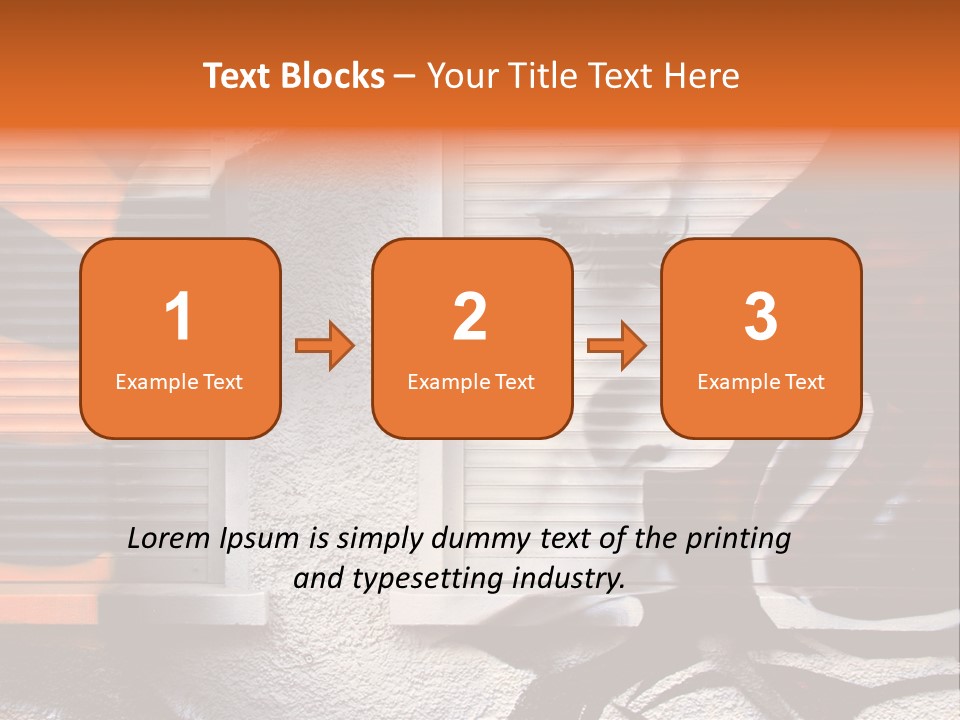 Facade Window Face PowerPoint Template